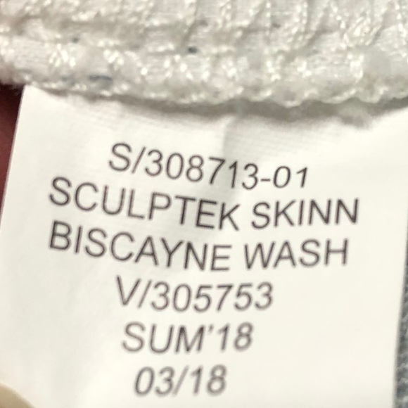 NWT Athleta Sculptek Skinny Crop Jeans 0505 - Picture 9 of 9